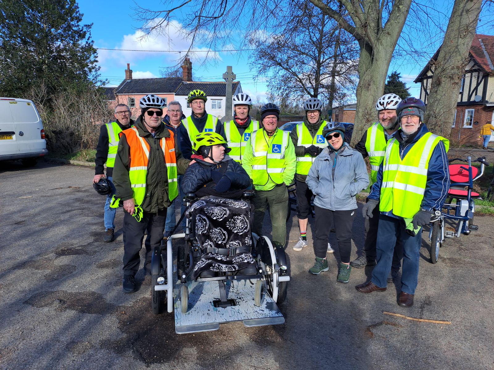 Riding in the February sunshine 5