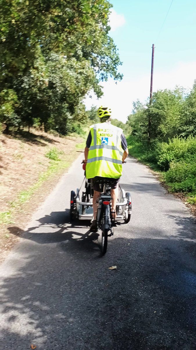 BAN Van Raam wheelchair transporter enroute